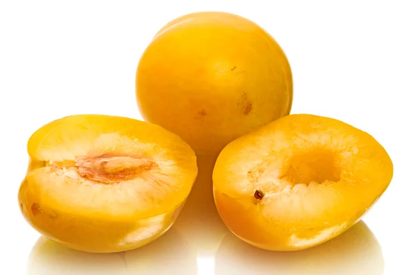 Świeżych śliwek żółty — Zdjęcie stockowe
